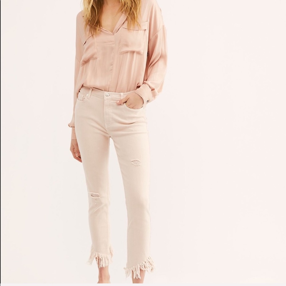 Frayed Skinny Jeans